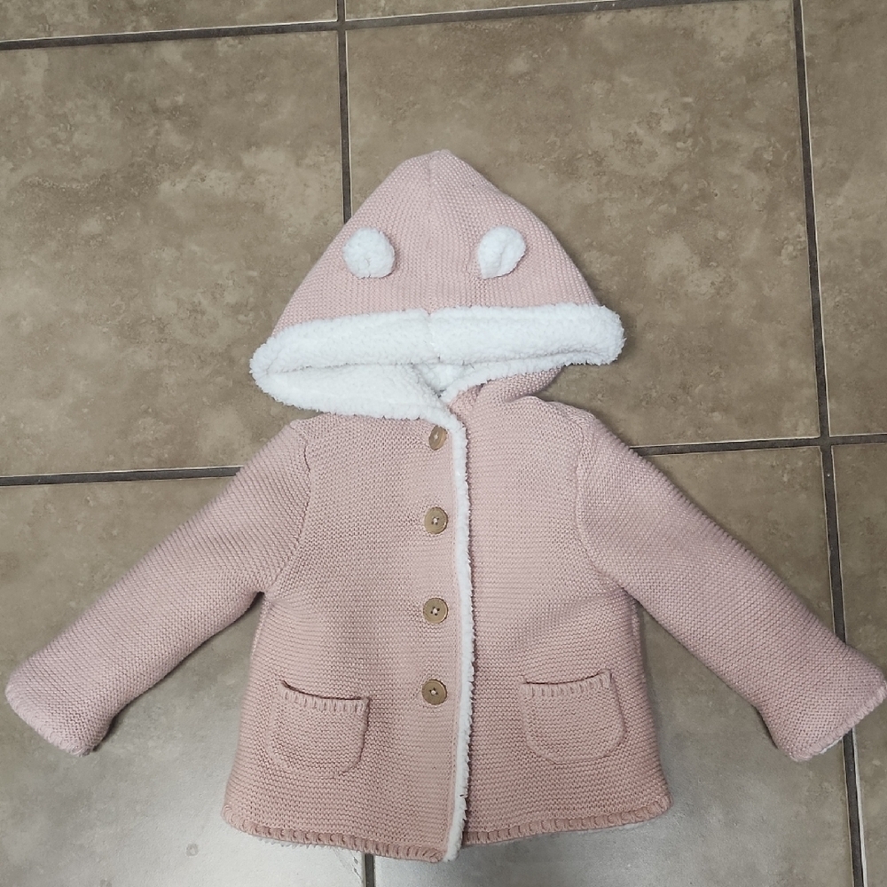 Carters Baby Sherpa- Lined Hooded Jacket 18 M